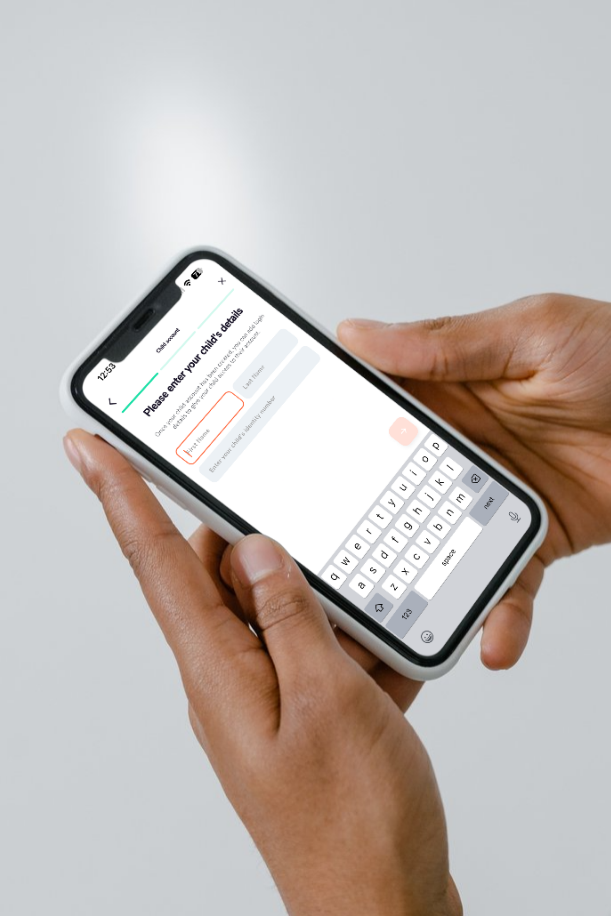 Parent opening a Franc child goal