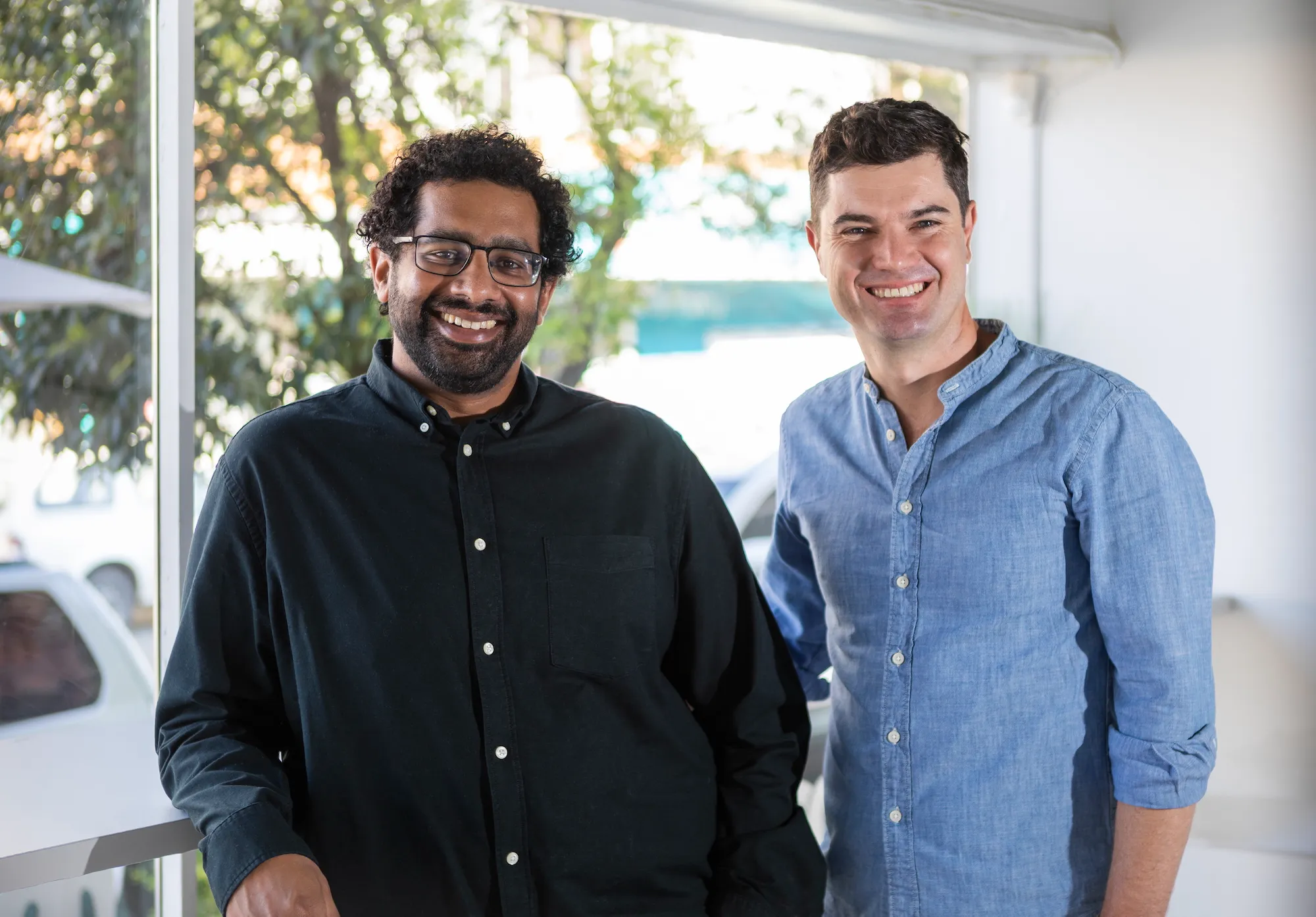Thomas Brennan and Sebastian Patel, founders of Franc